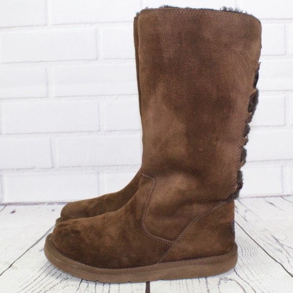UGG Shoes - UGG Australia Roseberry Brown Shearling Boots 6